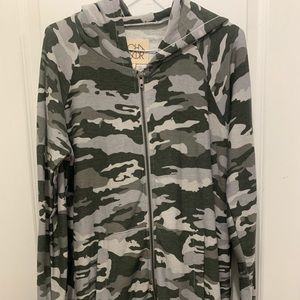 Women’s lightweight, zip up, hoodie